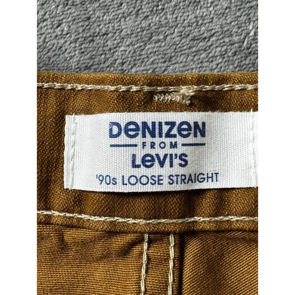 Denizen from Levi's Pants‎ Mens 38 Brown 90s Loose Straight Utility Carpenter